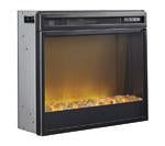 Entertainment Accessories Black Electric Fireplace Insert - W100-02 - Gate Furniture