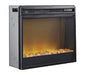 Entertainment Accessories Black Electric Fireplace Insert - W100-02 - Gate Furniture