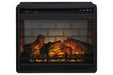 Entertainment Accessories Black Electric Infrared Fireplace Insert - W100-101 - Gate Furniture