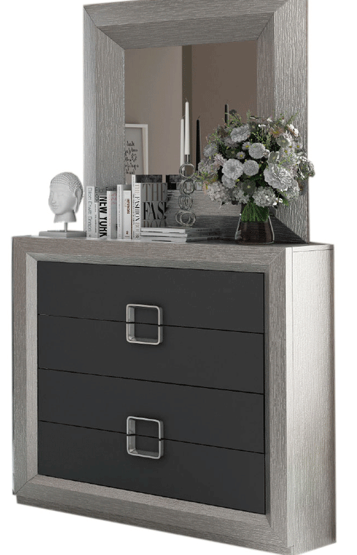 Enzo Dressers/Chest/Mirror Set - In Stock Furniture