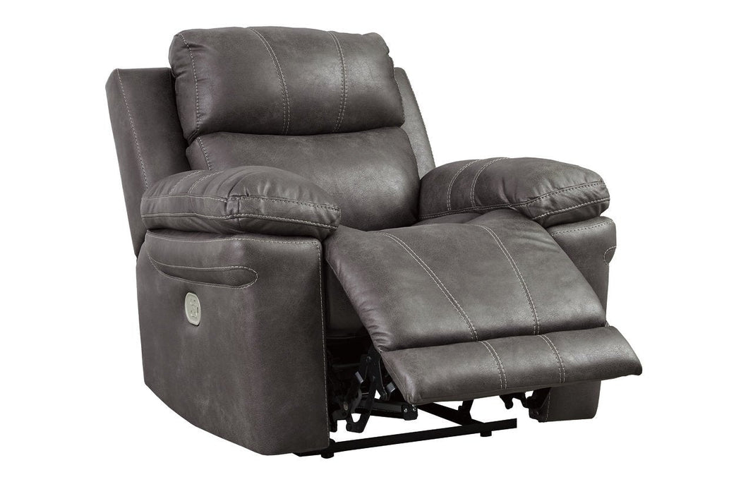 Erlangen Midnight Power Recliner - 3000413 - Gate Furniture
