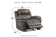 Erlangen Midnight Power Recliner - 3000413 - Gate Furniture