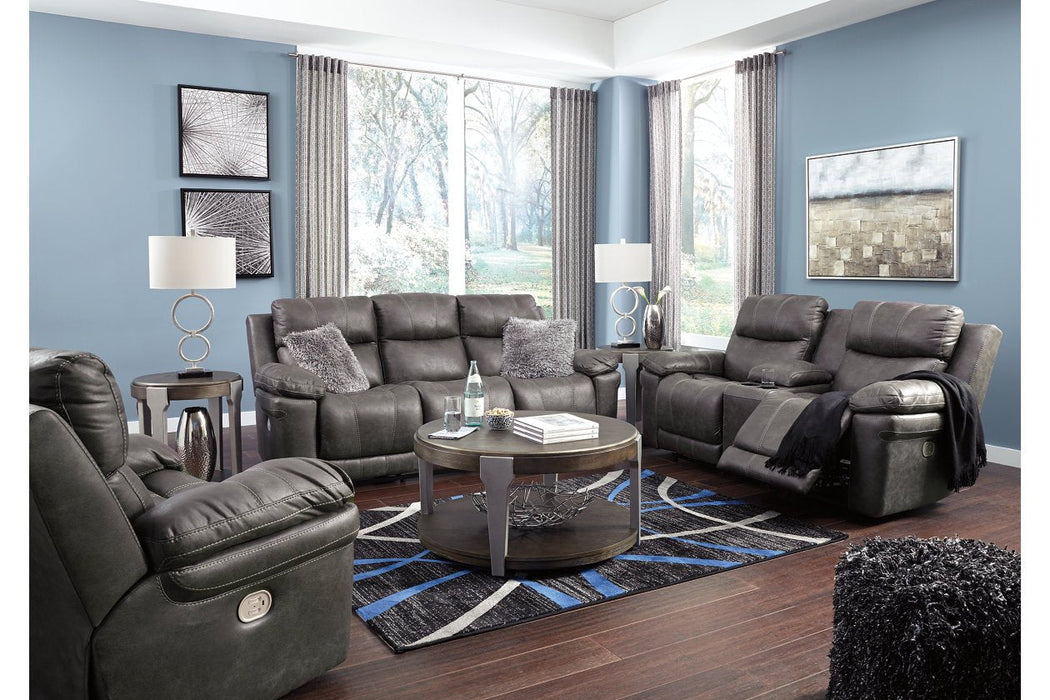 Erlangen Midnight Power Reclining Sofa - 3000415 - Gate Furniture