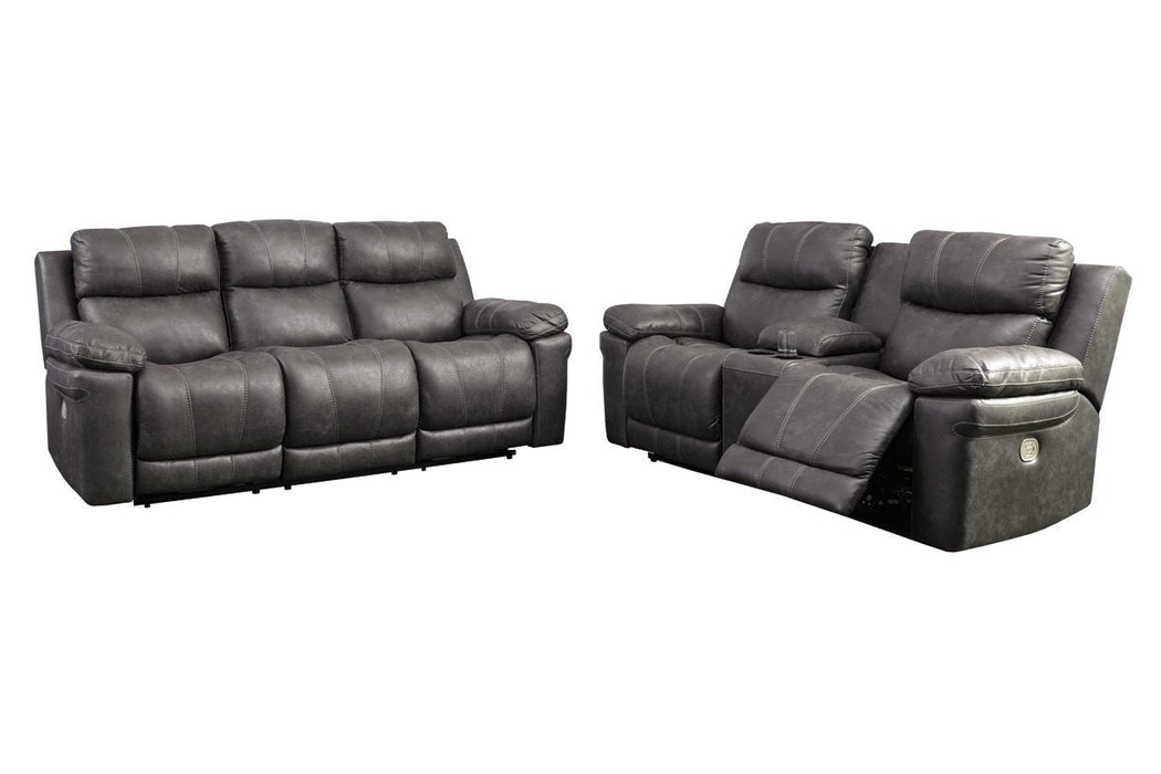 Erlangen Midnight Power Reclining Sofa - 3000415 - Gate Furniture