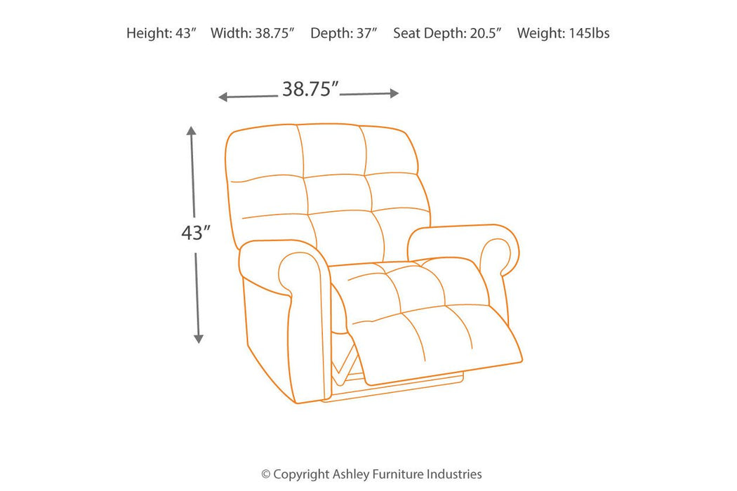 Ernestine Slate Power Lift Recliner - 9760112 - Gate Furniture