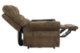 Ernestine Truffle Power Lift Recliner - 9760212 - Gate Furniture