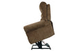 Ernestine Truffle Power Lift Recliner - 9760212 - Gate Furniture