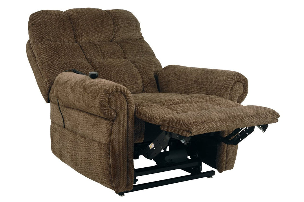 Ernestine Truffle Power Lift Recliner - 9760212 - Gate Furniture
