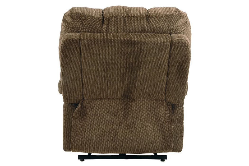Ernestine Truffle Power Lift Recliner - 9760212 - Gate Furniture