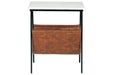Etanbury Brown/Black/White Accent Table - A4000254 - Gate Furniture