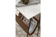 Etanbury Brown/Black/White Accent Table - A4000254 - Gate Furniture