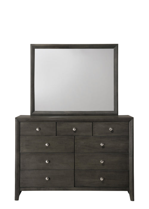 Evan Gray Panel Bedroom Set - Gate Furniture