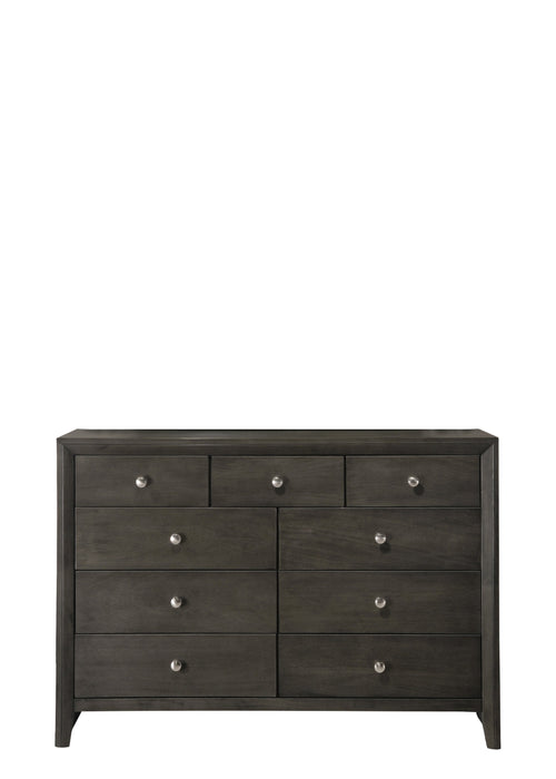 Evan Gray Panel Bedroom Set - Gate Furniture