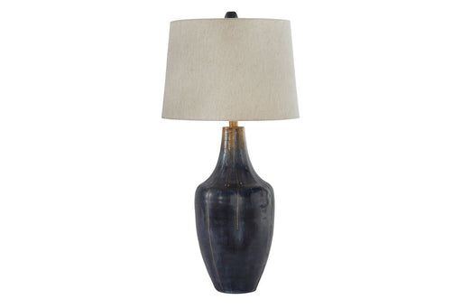 Evania Indigo Table Lamp - L207344 - Gate Furniture