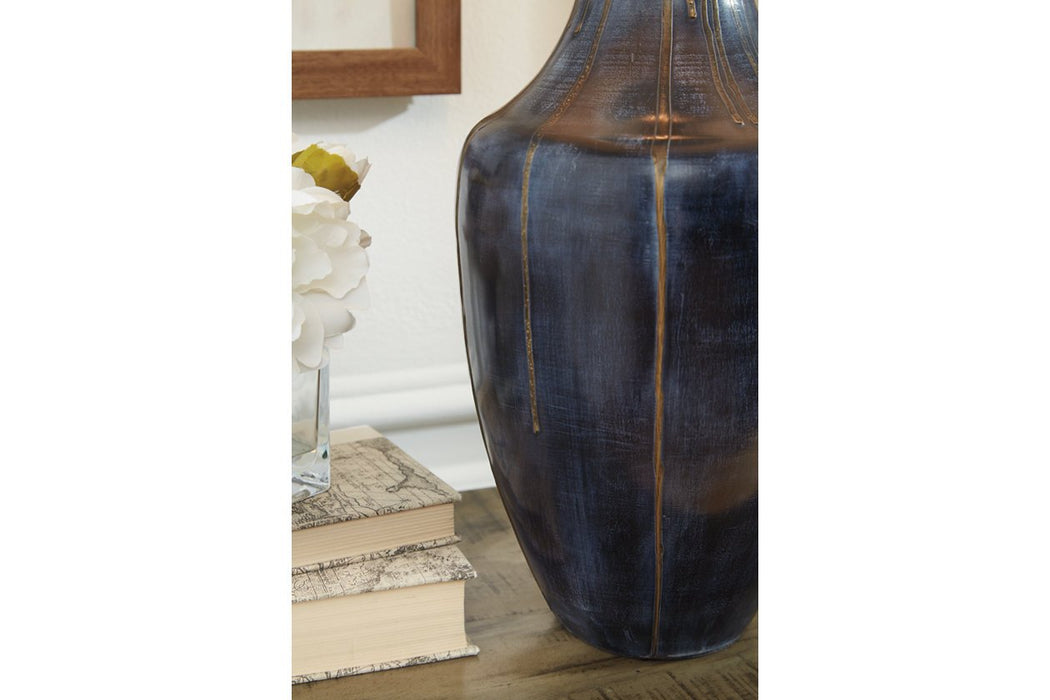 Evania Indigo Table Lamp - L207344 - Gate Furniture