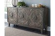 Fair Ridge Dark Brown Accent Cabinet - A4000028 - Gate Furniture