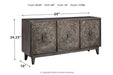 Fair Ridge Dark Brown Accent Cabinet - A4000028 - Gate Furniture
