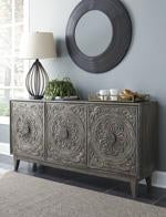 Fair Ridge Dark Brown Accent Cabinet - A4000028 - Gate Furniture