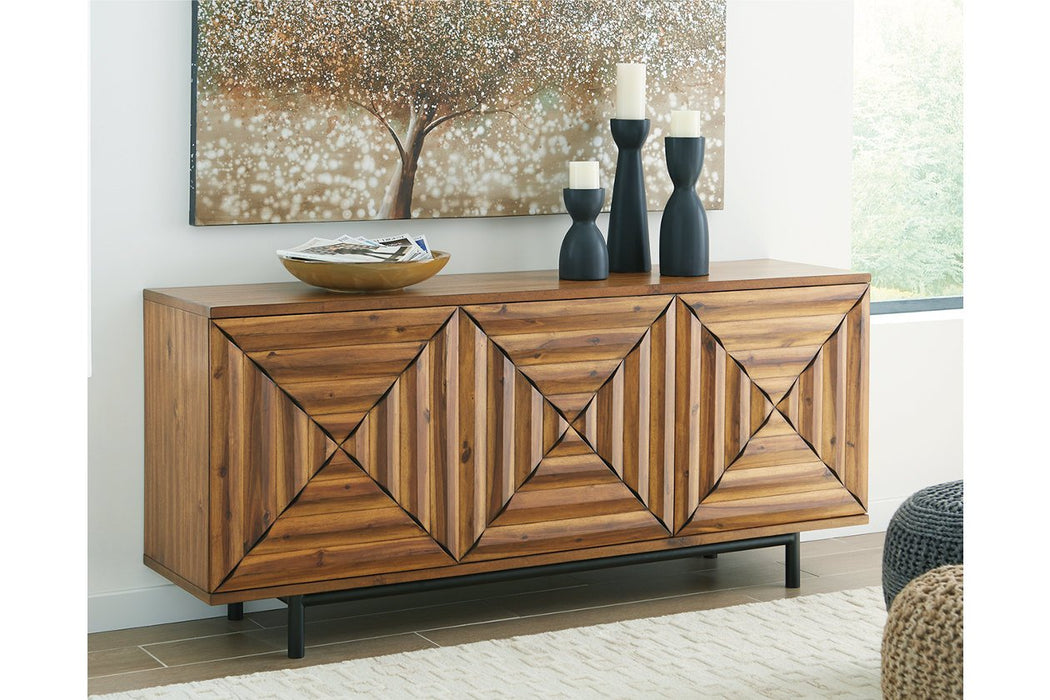 Fair Ridge Warm Brown Accent Cabinet - A4000032 - Gate Furniture