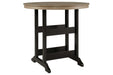 Fairen Trail Black/Driftwood Bar Table - P211-613 - Gate Furniture