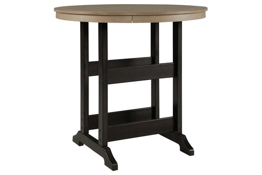 Fairen Trail Black/Driftwood Bar Table - P211-613 - Gate Furniture