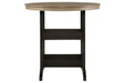 Fairen Trail Black/Driftwood Bar Table - P211-613 - Gate Furniture