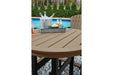 Fairen Trail Black/Driftwood Bar Table - P211-613 - Gate Furniture