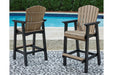 Fairen Trail Black/Driftwood Barstool (Set of 2) - P211-130 - Gate Furniture