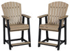Fairen Trail Outdoor Counter Height Bar Stool (Set of 2) - P211-124 - In Stock Furniture