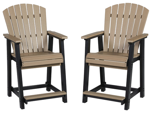 Fairen Trail Outdoor Counter Height Bar Stool (Set of 2) - P211-124 - In Stock Furniture