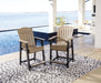 Fairen Trail Outdoor Counter Height Bar Stool (Set of 2) - P211-124 - In Stock Furniture