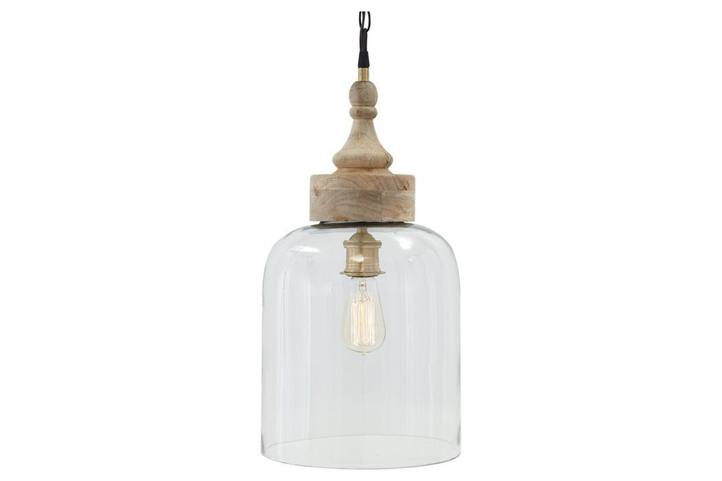 Faiz Transparent Pendant Light - L000148 - Gate Furniture