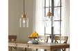 Faiz Transparent Pendant Light - L000148 - Gate Furniture