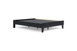 Flannia Black Queen Platform Bed - EB3392-113 - Gate Furniture