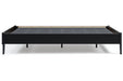 Flannia Black Queen Platform Bed - EB3392-113 - Gate Furniture