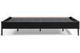 Flannia Black Queen Platform Bed - EB3392-113 - Gate Furniture