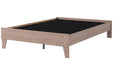 Flannia Gray Full Platform Bed - EB2520-112 - Gate Furniture
