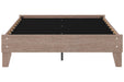 Flannia Gray Full Platform Bed - EB2520-112 - Gate Furniture