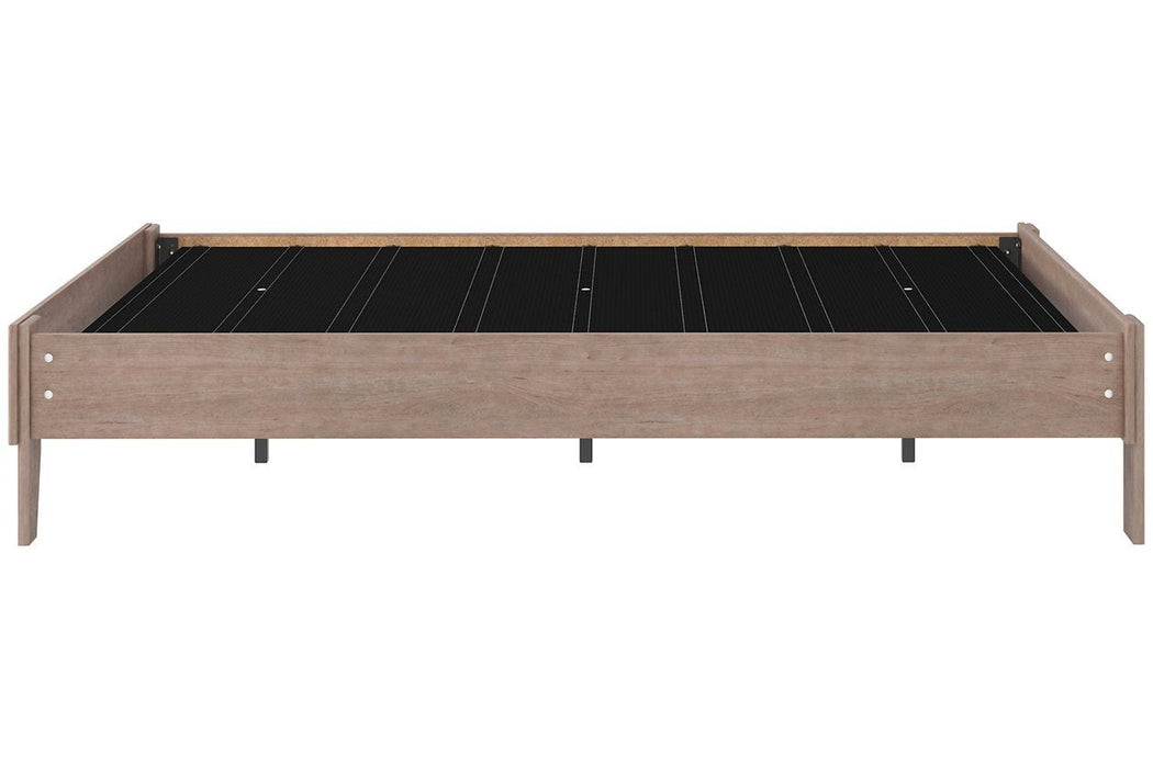 Flannia Gray Full Platform Bed - EB2520-112 - Gate Furniture