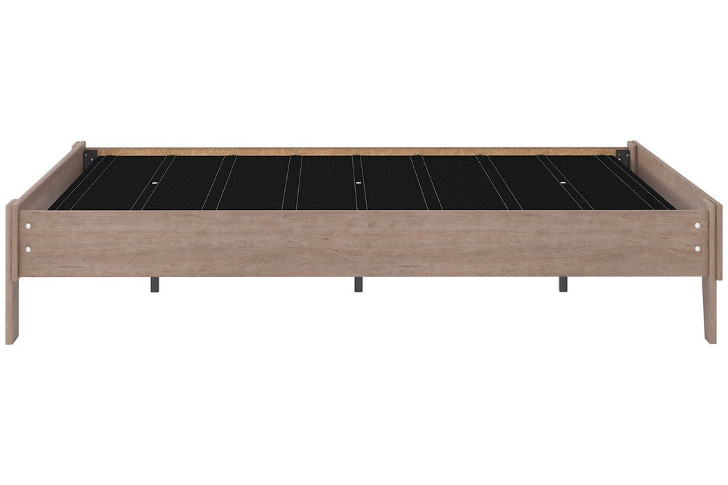 Flannia Gray Full Platform Bed - EB2520-112 - Gate Furniture