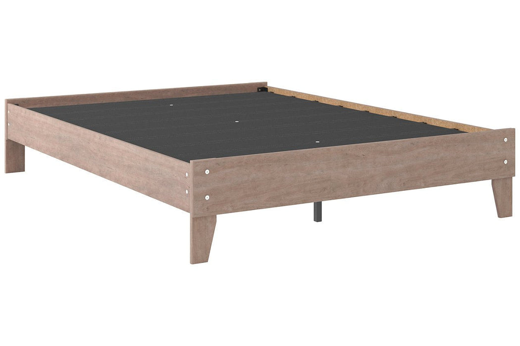 Flannia Gray Queen Platform Bed - EB2520-113 - Gate Furniture