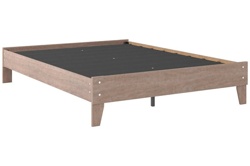 Flannia Gray Queen Platform Bed - EB2520-113 - Gate Furniture
