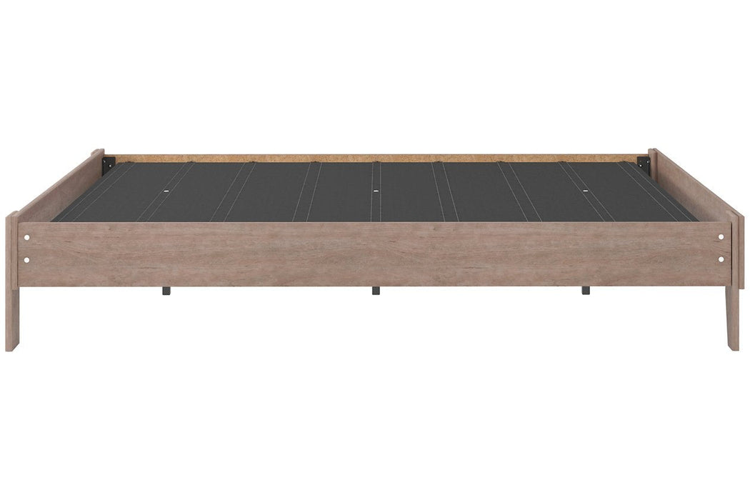 Flannia Gray Queen Platform Bed - EB2520-113 - Gate Furniture