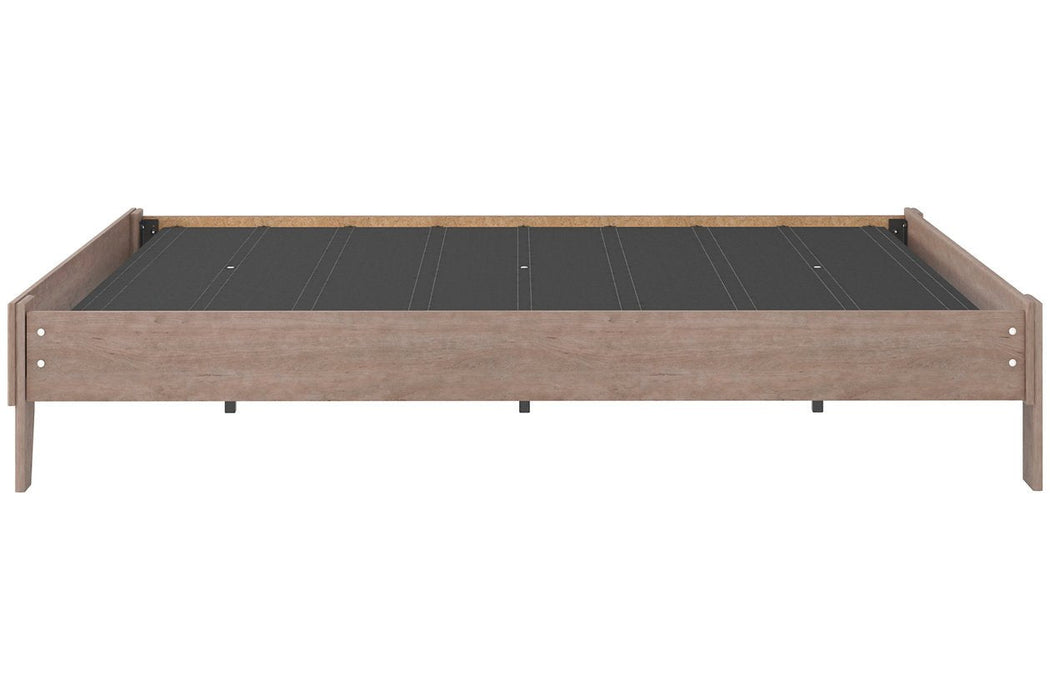 Flannia Gray Queen Platform Bed - EB2520-113 - Gate Furniture