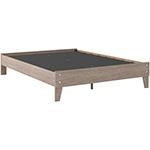 Flannia Gray Queen Platform Bed - EB2520-113 - Gate Furniture