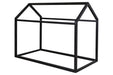 Flannibrook Black Twin House Bed Frame - B082-161 - Gate Furniture
