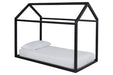 Flannibrook Black Twin House Bed Frame - B082-161 - Gate Furniture
