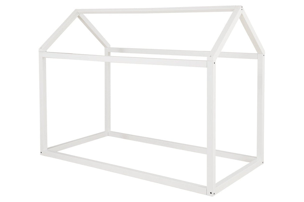 Flannibrook White Twin House Bed Frame - B082-261 - Gate Furniture