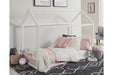 Flannibrook White Twin House Bed Frame - B082-261 - Gate Furniture