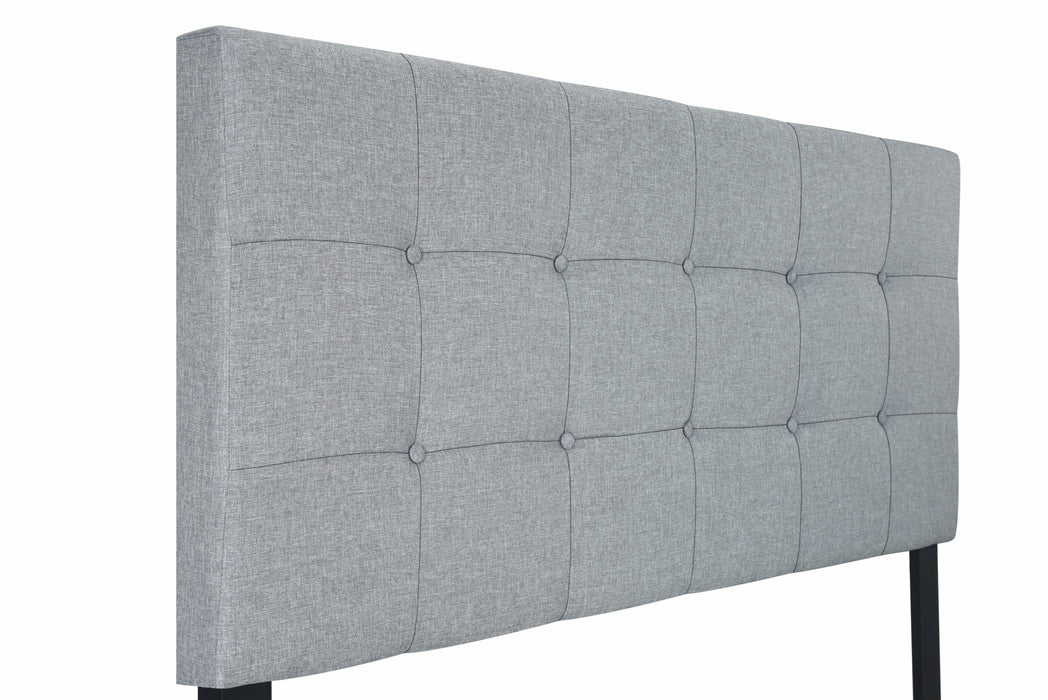 Florence Gray Upholstered Full Bed - 5270GY-F - Gate Furniture